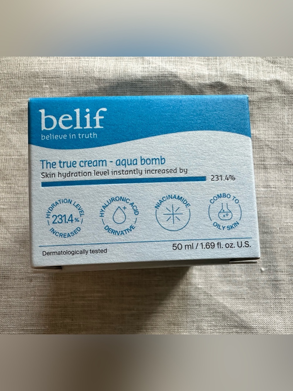 belif The True Cream – Aqua Bomb 50ml / 1.69 fl oz – BRAND NEW